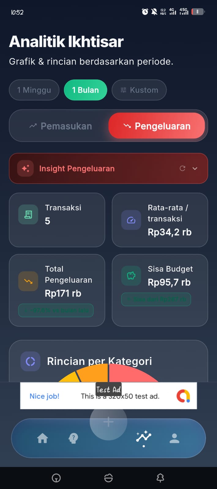 ExpenseNote Mobile App Preview